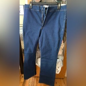 Zara high waisted flare jeans size 12